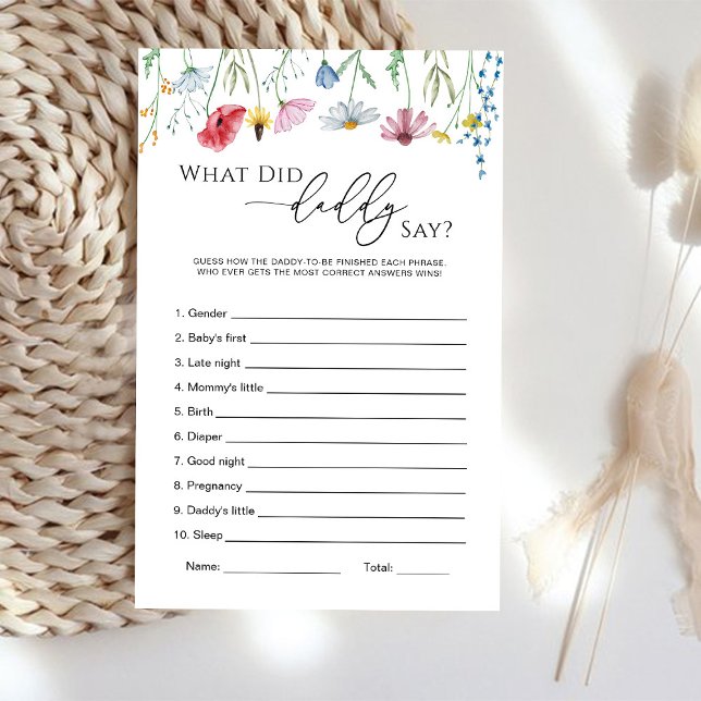 Wildflower Wat zei papa spel (Creator heeft geüpload)