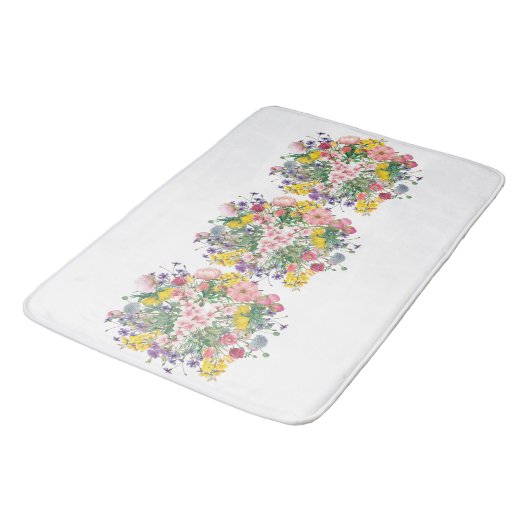 Wildflower Waterverf Badmat (Gekanteld)