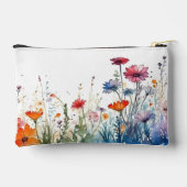 Wildflower Waterverf Bloempatroonnaam Etui (Achterkant)