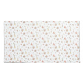 Wildflower waterverf botanisch ontwerp Koningsgroo Kussensloop (Achterkant)