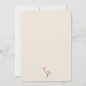 Wildflower waterverf Floral Boho Chic Kaart (Achterkant)