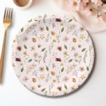 Wildflower Waterverf Floral Spring Baby shower Papieren Bordje<br><div class="desc">Ben je op zoek naar een mooi baby shower thema voor een aanstaande mama? Bekijk deze Wildflower Floral Spring Baby shower papieren Borden. Ze hebben een schattig wilde bloem patroon. We hebben een heel collectie van bijpassende items en feestartikelen met dit prachtige wildflower thema met verschillende mogelijkheden voor uitnodigingen.</div>