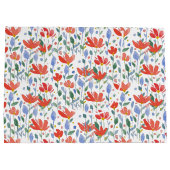 Wildflower Waterverf in zoet rood en blauw Groot Cadeauzakje (Achterkant)