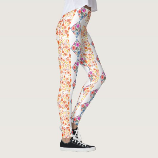 Wildflower waterverf leggings (Rechts)