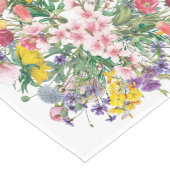 Wildflower Waterverf Tafelloper (Hoek)