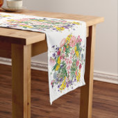 Wildflower Waterverf Tafelloper (Voorbeeld)