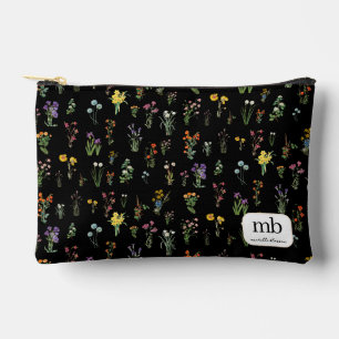 Wildflower Waterverf Zwart Botanisch Bloemen Etui