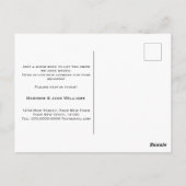 Wildflower We zijn verhuisd | Bewegende aankondigi Briefkaart (Achterkant)