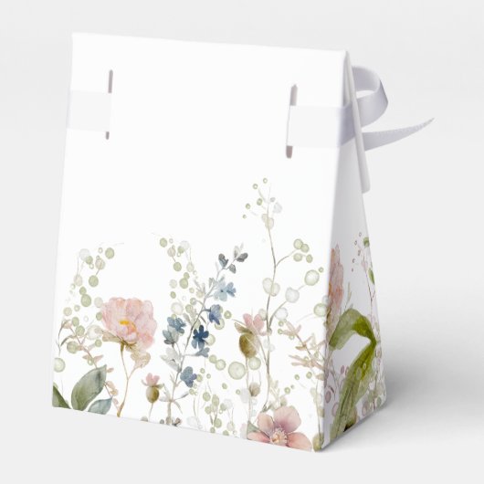 Wildflower Wedding Bedankdoosjes (Achterkant)