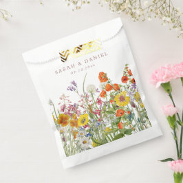 Wildflower Wedding Favor Bags Bedankzakje