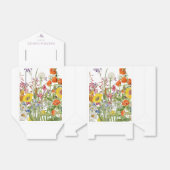 Wildflower Wedding Favor Box Bedankdoosjes (Uitgevouwen)