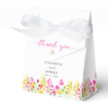 Wildflower Wedding Floral Script Elegant Spring