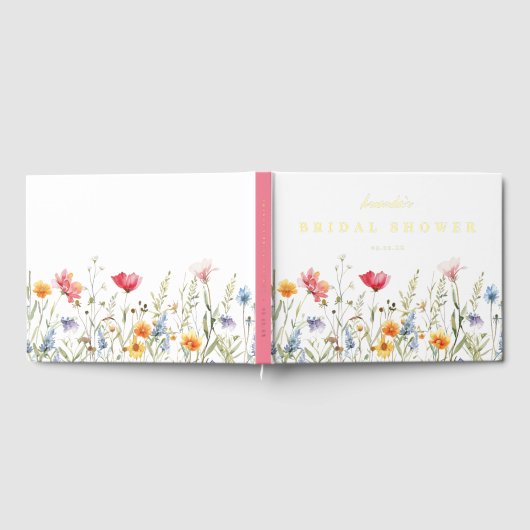 Wildflower Wedding Gastenboek (Volledig)