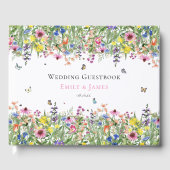 Wildflower Wedding Gastenboek (Voorkant)
