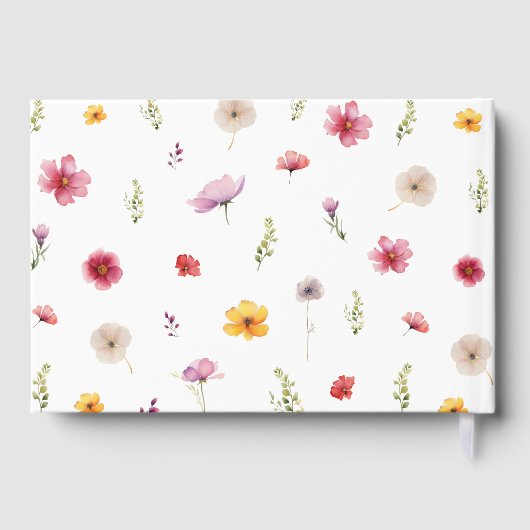 Wildflower Wedding Gastenboek (Achterkant)