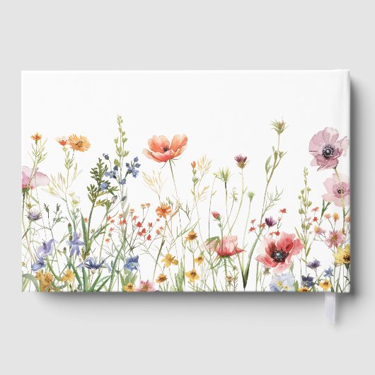 Wildflower Wedding Gastenboek (Achterkant)