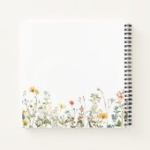 Wildflower Wedding Guest Book Notitieboek (Achterkant)