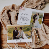 Wildflower Wedding Hartelijk dank Kaart