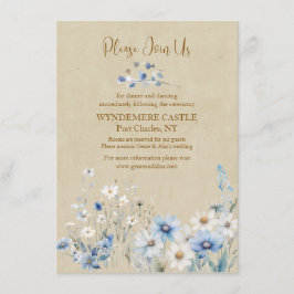 Wildflower Wedding Informatiekaartje