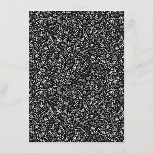 Wildflower Wedding Insert Informatiekaartje (Achterkant)