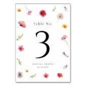 Wildflower Wedding Kaart (Voorkant)