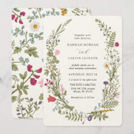 Wildflower Wedding Kaart