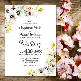 Wildflower Wedding Kaart