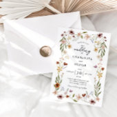 Wildflower Wedding Kaart