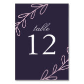 Wildflower Wedding Kaart (Achterkant)