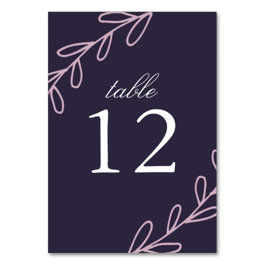 Wildflower Wedding Kaart (Voorkant)