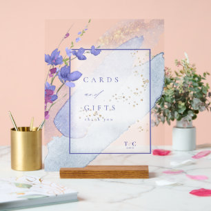 Wildflower Wedding-kaarten & Gifts Peri ID954 Acryl Bord