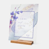 Wildflower Wedding-kaarten & Gifts Peri ID954 Acryl Bord (Hoek)