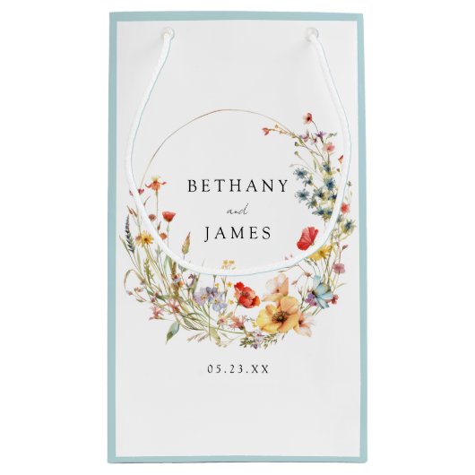 Wildflower Wedding Klein Cadeauzakje (Achterkant)