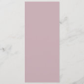 Wildflower Wedding Menu (Achterkant)