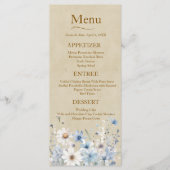 Wildflower Wedding Menu (Voorkant)