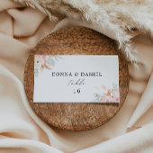 Wildflower Wedding Place Cards Sjabloon