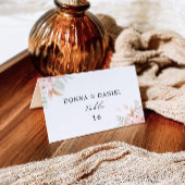 Wildflower Wedding Place Cards Sjabloon