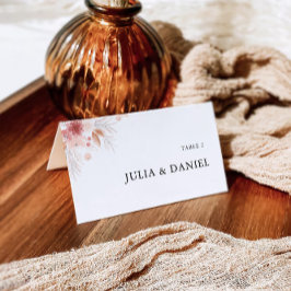 Wildflower Wedding Place Cards Sjabloon