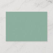 Wildflower Wedding Registry Enclosure Informatiekaartje (Achterkant)