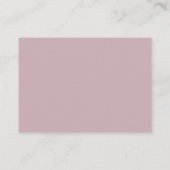 Wildflower Wedding Registry Informatiekaartje (Achterkant)