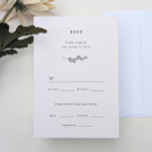Wildflower Wedding RSVP-kaart RSVP Kaartje