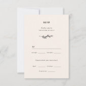 Wildflower Wedding RSVP-kaart RSVP Kaartje (Voorkant)