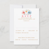 Wildflower Wedding RSVP-kaart RSVP Kaartje (Voorkant)