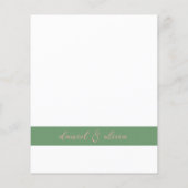 Wildflower Wedding Rustiek Country Wild Flower Men (Achterkant)