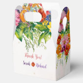 Wildflower Wedding, Rustieke Bloemen Dank u & Bedankdoosjes (Geopend)