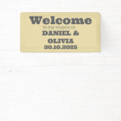 Wildflower Wedding Rustieke Country Seating Charts Spandoek (Insitu)