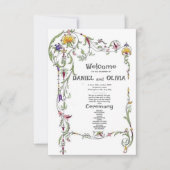 Wildflower Wedding Rustieke landprogramma's (Voorkant)