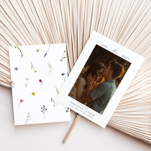 Wildflower Wedding Save The Date