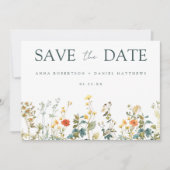 Wildflower Wedding Save The Date (Voorkant)
