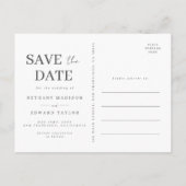 Wildflower Wedding Save the Date Briefkaart (Achterkant)